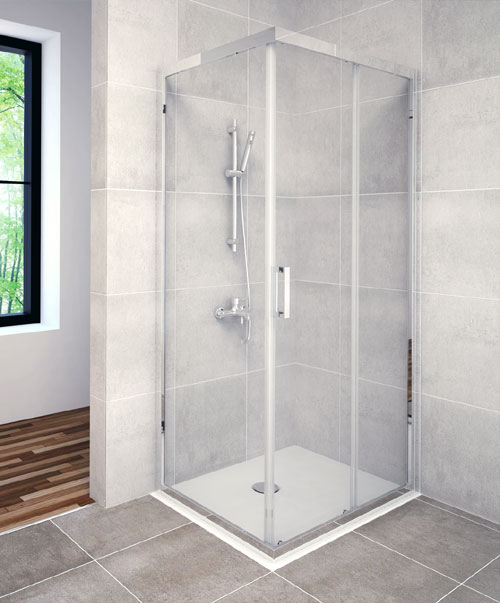 kopalnica s tuš kabino