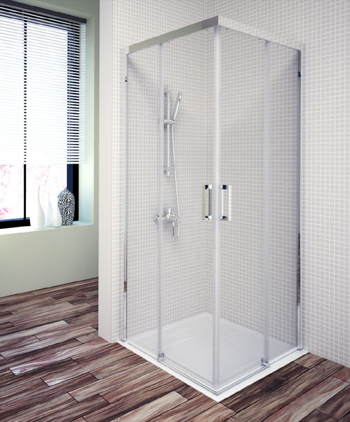 tuš kabina v kopalnici