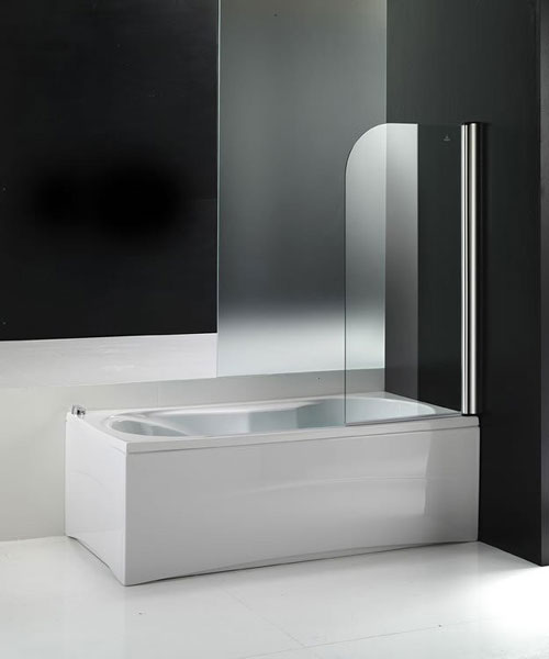 enokrilni tuš zaslon v kopalnici